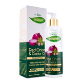 Prakritik Red Onion & Castor Oil Shampoo for Men & Women | 250ml